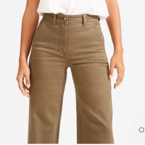 Everlane Wide Leg Crop pant Sz 8